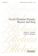 Good Christian Friends Rejoice And SATB choral sheet music cover